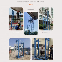Échafaudage hydraulique électrique portable de sécurité pour la construction, petit et économique, à louer pour les travaux de construction