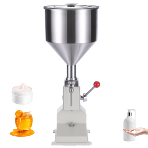 Máquina de llenado cuantitativo manual para brillo labial, crema cosmética, miel, aceite de oliva, loción, salsa, champú, pasta, mantequilla, queso - Product Image 1