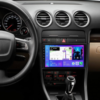 Reproductor Multimedia para Auto con Pantalla Táctil IPS de 9 Pulgadas, GPS, Carplay, Bluetooth, Radio para Audi A4/S4/RS4 2000-2009