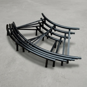 Industrial <b>Wheelbarrow</b> Trolley Frame Durable Metal Base for Construction and Garden Applications - Product Image 1