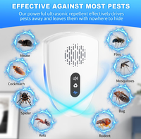 Piège à cafards ultrasonique, appareil de lutte antiparasitaire portable d'intérieur, électrique, ABS, écologique