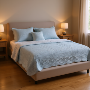 Juego de Funda Nórdica Reversible de 6 Piezas Duits Covrs, 400 Hilos, para Todas las Estaciones, de Algodón Egipcio, Tamaño King, Ropa de Cama de Lujo Ligero para el Hogar - Product Image 2