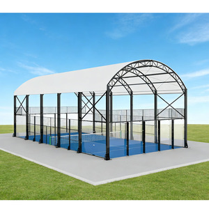 Fast Assembly Padel Court Single Padel Tennis Indoor Court Outdoor Padel Court Panoramic View for Resort Club - Product Image 4
