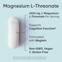 Complément alimentaire en capsules de L-thréonate de magnésium OEM 2000 mg pour le sommeil et la santé cérébrale
