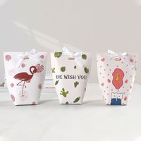 Caja de Regalo de Cartón Impresa Personalizada para Chocolates, Dulces y Galletas, Empaque Navideño con Lazos de Cinta, Hecha de Papel de Calidad
