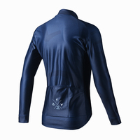 Tarstone Hommes Cyclisme Running Veste Chaude Thermique Veste Bleu Vélo Manteau pour L'hiver