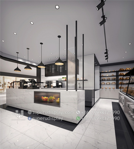 Cửa Hàng Bánh Mì Bán Lẻ Hiển Thị Đồ Đạc Tùy Chỉnh Trang Trí Thời Trang Cửa Hàng Bánh Mì Cửa Hàng Nội Thất Shopfittings Thiết Kế Thợ May Miễn Phí - Product Image 6