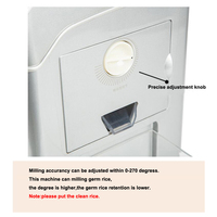 Broyeur de riz électrique Commercial, 30 kg/h, 500W, automatique, fraiseuse