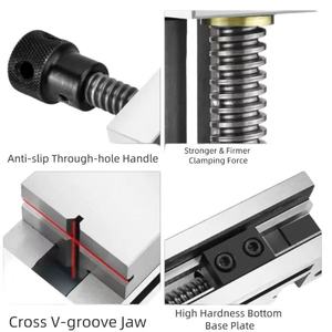 <span class=keywords><strong>Étau</strong></span> de serrage de précision QGG150 HRC58-62 pour centre <span class=keywords><strong>d</strong></span>'usinage CNC et rectifieuse de surface - Product Image 2