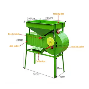 ZZGD automatic small Soybean corn wheat rice wind sorter grain seeds winnowing cleaner machine for sale