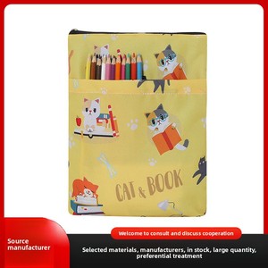 Sac à livres multifonctionnel et sac à documents en toile pour les élèves du primaire, sac pour cours de soutien scolaire, sac de tutorat - Product Image 4
