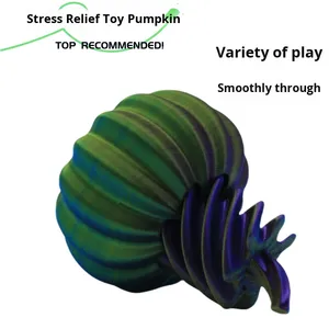 Qiyu 3D In Xoắn Ốc Bí Ngô Căng Thẳng Cứu Trợ Đẩy Đồ Chơi Cross-Biên Giới Hợp Thời Trang Tạo Tác Cho Thoải Mái Mới Lạ & Gag Đồ Chơi 14 + Năm - Product Image 2