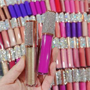 ผู้จำหน่ายลิปกลอสสี Jinbang ลิปกลอสวีแกนประดับเพชร บริการผลิตลิปกลอสแบบ OEM บริการบรรจุลิปสติกในหลอด - Product Image 2
