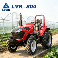 Tracteur agricole 4x4 de haute qualité, 80 CV, structure compacte pour serres et travaux de culture en ferme