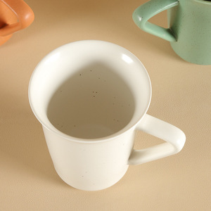 <b>Ceramic</b> Tea Mugs Matte Retro Solid Color Home Use High Style Coffee <b>Cup</b> - Product Image 3
