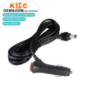 Cigar Lighter Cord with <b>Fused</b> <b>Plug</b> and Copper Wire for Car Refrigerator and Air Pump Power - Product Image 4