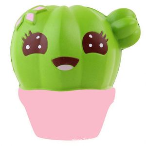 Juguete Blandito de Cactus de PU Suave Personalizado al por Mayor, Juguete para Apretar con la Mano para Niñas, para Aliviar el Estrés - Product Image 4