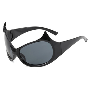Lunettes de soleil hip-hop amusantes au design créatif, personnalisables, très vendues, protection solaire - Product Image 5