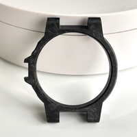 Boîtier en fibre de carbone de haute qualité de luxe OEM, disponible pour mouvement 7750, pour pièces de montre de sport