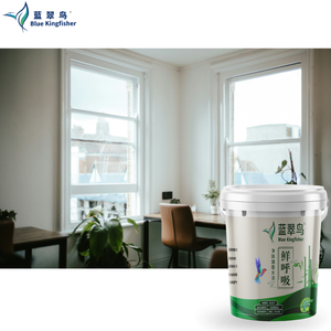 Pintura de Látex Ecológica BlueKingfisher para Interiores, Pintura Lavable para Paredes, para Decoración del Hogar, Revestimiento de Emulsión No Tóxica - Product Image 1