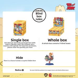 Caja Sorpresa Original <span class=keywords><strong>y</strong></span> Auténtica de Popmart para la Serie de Animación Occidental <span class=keywords><strong>Tom</strong></span> <span class=keywords><strong>y</strong></span> <span class=keywords><strong>Jerry</strong></span>, con Figuras de PVC de Animales, Temática Divertida, Serie Paradise - Product Image 5