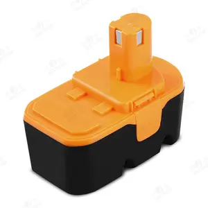 JINTION NIMH SC 3000MAH <span class=keywords><strong>18V</strong></span> NiMH batería recargable ni-mh batería para <span class=keywords><strong>RYOBI</strong></span> <span class=keywords><strong>18V</strong></span> herramientas eléctricas ABP1801 BPP1813 CW1800 - Product Image 1