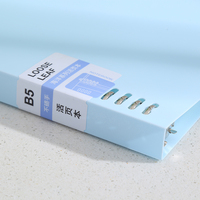 Carnets concis en gros B5 reliure en métal en matériau PP givré haute valeur de beauté et bas prix