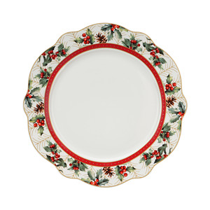 18-Piece ngày giáng sinh gốm sứ sạc tấm mới Xmas phong cách sứ tấm ăn tối dịch vụ món ăn Bộ đồ ăn thiết lập - Product Image 2