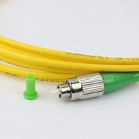 Kabel Patch Cord Fiber Optik UPC-APC Singlemode 1 Core 2mm/3mm SC dengan Jaket PVC/LSZH, Panjang Dapat Disesuaikan