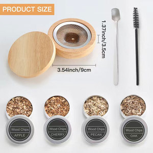 Kit <span class=keywords><strong>de</strong></span> <span class=keywords><strong>fumage</strong></span> pour cocktails et whisky, comprenant des <span class=keywords><strong>copeaux</strong></span> <span class=keywords><strong>de</strong></span> bois et des pierres à whisky, outils <span class=keywords><strong>de</strong></span> <span class=keywords><strong>fumage</strong></span> professionnels pour barman - Product Image 6