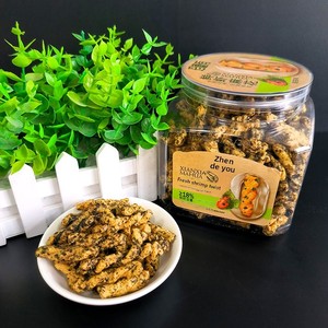 中式芝麻油条300克罐装鲜虾蟹籽味脆条即食流行零食特产办公室 - Product Image 2