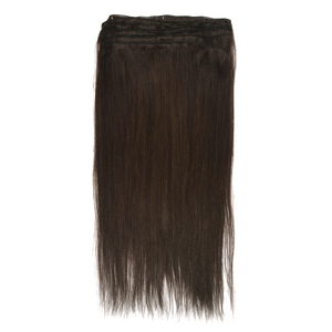Extensiones de cabello humano Remy K.SWIGS de color marrón oscuro, finas, cosidas a mano, con cutículas alineadas, duraderas, suaves, reutilizables, naturales y saludables. - Product Image 3