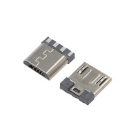 V8 Case Type Micro USB 2.0 Connecteur usb mâle Vertical Jack Micro Usb 4 Pin Male PCB Connecteur pour téléphone portable