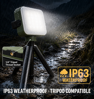 Mini lampe de travail pour le camping en plein air, rechargeable par USB C, lanterne magnétique, cinq modes, IP63, lampe d'urgence pour la réparation de véhicules