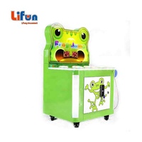 Machine de jeu à monnayeur LiFang Factory pour enfants, jeu de frappe de grenouille à marteau, pour aire de jeux intérieure et salle d'arcade, en métal