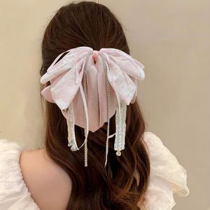 Vente en gros de pinces à cheveux en tulle multicouche surdimensionnées multicolores, grandes pinces à mâchoires antidérapantes, accessoires pour cheveux de mariée - Product Image 5