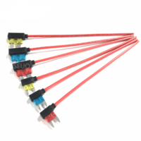 Mini fusibles micro2 standard à profil bas, fusibles électriques pour voiture, fusibles à lame ATO, fusibles de raccordement de circuit et fusibles de voiture 10A/15A/20A