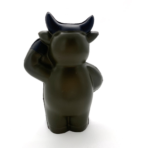 Pelota Antiestrés <span class=keywords><strong>de</strong></span> Espuma <span class=keywords><strong>de</strong></span> PU con Forma <span class=keywords><strong>de</strong></span> Toro <span class=keywords><strong>de</strong></span> Dibujos Animados, Personalizable con Logotipo, Juguete para Apretar - Product Image 3