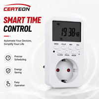 Enchufe temporizador digital LCD semanal 24 horas 20 programas para luz ventilador calefactor acuario temporizador digital