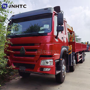 Kualitas tinggi HOWO 12 roda 12 Ton 14 Ton 16 Ton teleskopik Boom truk kargo dipasang derek SQS300-4 untuk dijual - Product Image 3