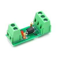 Módulo de aislamiento de optoacoplador de 1 canal PC817 EL817 3V-5V 12V 24V Aislador fotoeléctrico Soporte de riel Placa de motor de accionamiento PLC
