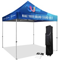 Tentes de réception promotionnelles personnalisées en aluminium, imperméables, écologiques, pour la publicité, les expositions, les salons professionnels, etc.