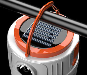 مصباح تخييم يعمل بالطاقة الشمسية وقت تشغيل طويل 72 ساعة مع عرض طاقة رقمي 1000LM مصباح خيمة مخيم الطوارئ - Product Image 4