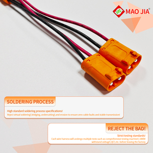 Custom 12awg Pvc Kabel Auto Toegewijde Hoge Stroom 2-Pins Mannelijke En Vrouwelijke LCB30-M LCB30-F Connector Uitbreiding Adapter - Product Image 3