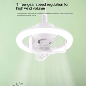 Ventilador de Techo LED Moderno con Control Remoto, 3 Velocidades, Regulable, 3 Aspas de ABS para Dormitorio y Sala de Estar - Product Image 3