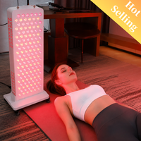 IDEATHERAPY 8/9 Waves RLPRO200 avec support, Bluetooth et application, appareil de luminothérapie LED, luminothérapie infrarouge, panneau de luminothérapie rouge