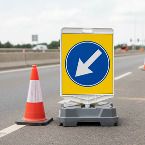 Left Rectangular Traffic Sign <b>Board</b> for Double-Sided Printing - Product Image 3