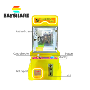 Thương mại nhỏ Claw máy mini quà tặng đồ chơi trò chơi Claw máy ít Thú nhồi bông đồng tiền hoạt động trò chơi búp bê grabbing máy - Product Image 2