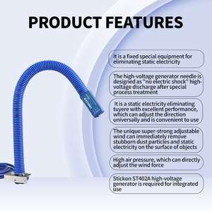 ST202B Ionizing Air Snake Nozzle Automatic Induction Dust Removal <strong>Anti</strong> <strong>Static</strong> Air <strong>Gun</strong> for <strong>Static</strong> Elimination and Dust Blowing - Product Image 2