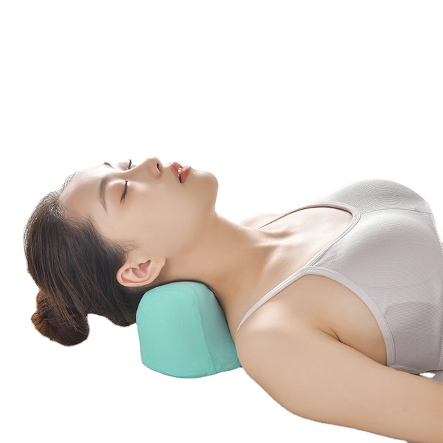 Custom LOGO Knitted Memory Foam Neck Stretcher for Neck Pain Relief Cervical Traction Device Portable Neck Shoulder Massage